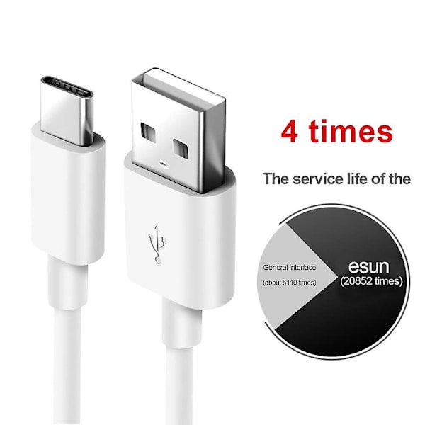 Galaxy A14 / A14 5g / A13 / A13 5g / A23 / A12 / M12 Type C-kabel Usb 3.0-3.3ft Hurtigopladerkabel Højhastighedsopladning Til Samsung