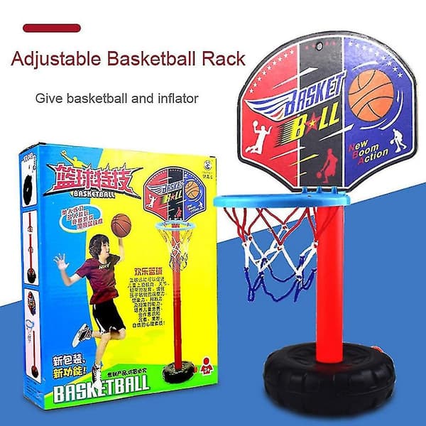 Barn Höjdjusterbart Sport Basket System Korg Basketmål Bakbräda