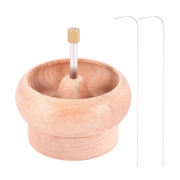 Diy Making Bead Spinner Holder Gem Workshop Wooden Crafting Project Stringing With Big Eye Needle G