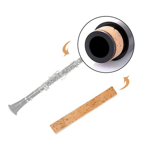 27 Dele Klarinet Instrument Tilbehør Udskiftningssæt, Inkluderer 10 Halsforbindelsespropper Og 17 Træblæsningsinstrument Puder