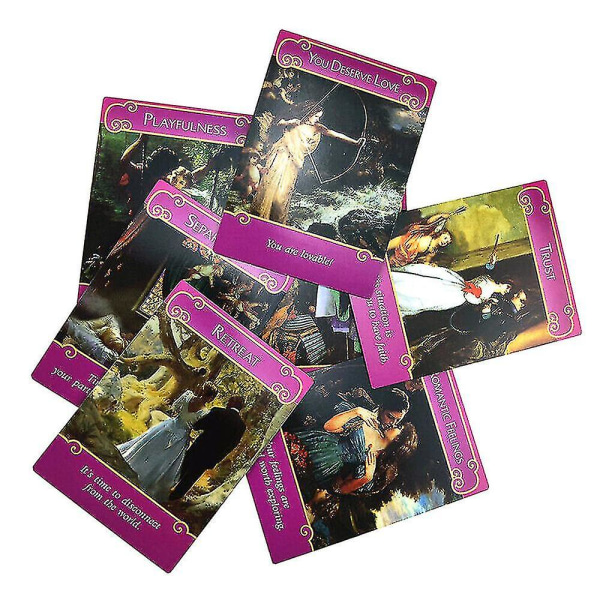 Sjq The Romance Angel Oracle Card Tarot Brettspill Hjem Party Card Set