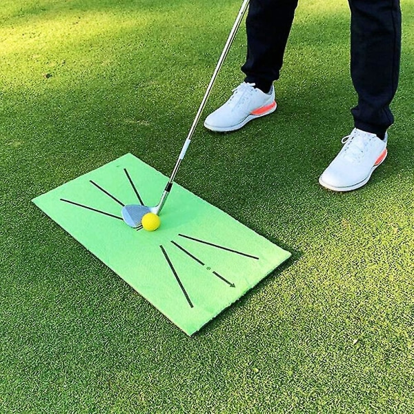 Golf Treningsmatte For Swing Golf Treningsmatte Batting Mini Golf Golf Treningshjelpesett