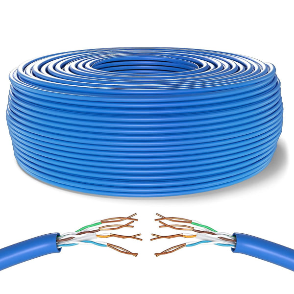 50m Cat 6 Ethernet-kaapeli ilman RJ45-liitäntää | Lan-kaapeli | Adsl-kaapeli | Laajakaistakaapeli | Internet-kaapeli | Cat6-kaapeli | Cctv Ca