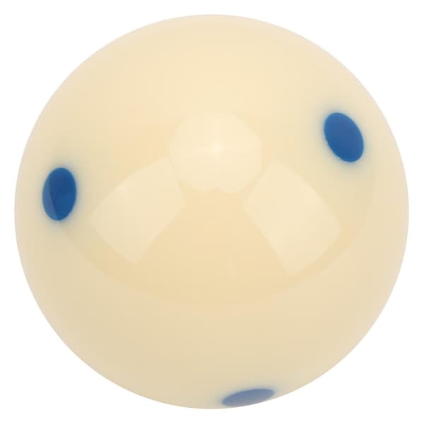 57,2 mm Standard träningsboll för biljard med prickar (blå prick)