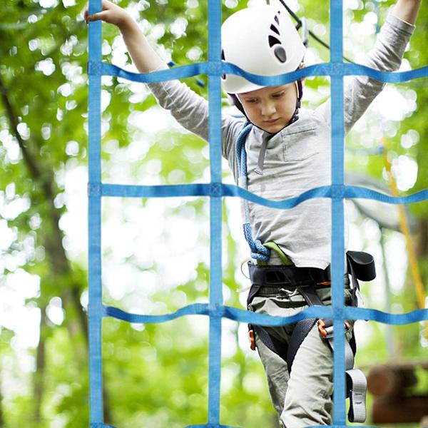 Klätterrep för barn - Inomhus och utomhus | 71''x43'' Högstyrka Polyester Repstege Apa Stänger för Slackline, Gungställning, W