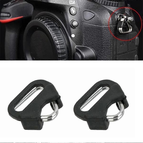 2x Kamerarem Trekantet Splitadapter+Hætte Til Fuji Lecia Nikon