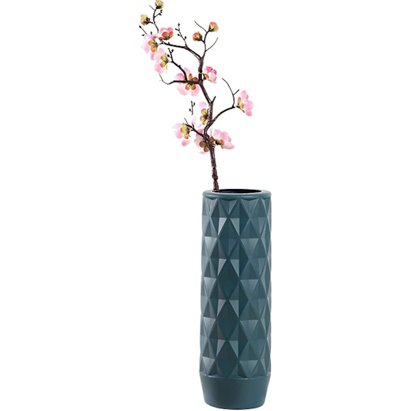 King Style Plastvaser för blommor, hållbara, moderna och dekorativa för vardagsrum, kontor
