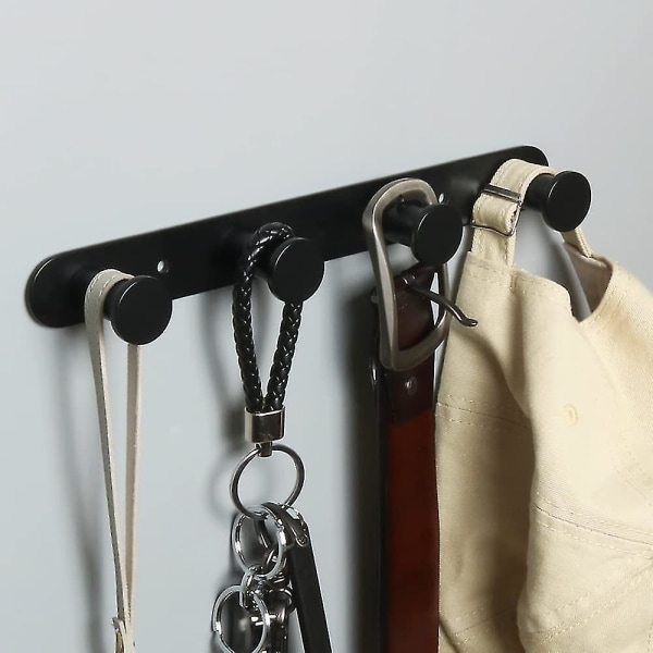 Vägghängda klädhängare Handdukskrokar Väggmonterade skruvhanddukshängare för badrum och kök