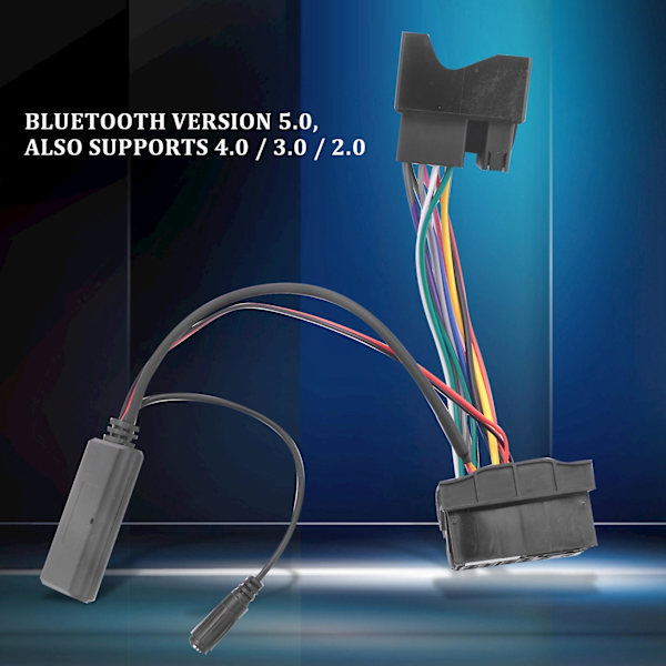 Bil Bluetooth 5.0 Aux Kabel Mikrofon Håndfri Mobiltelefon Gratis Opkald Adapter Til Peugeot Citr
