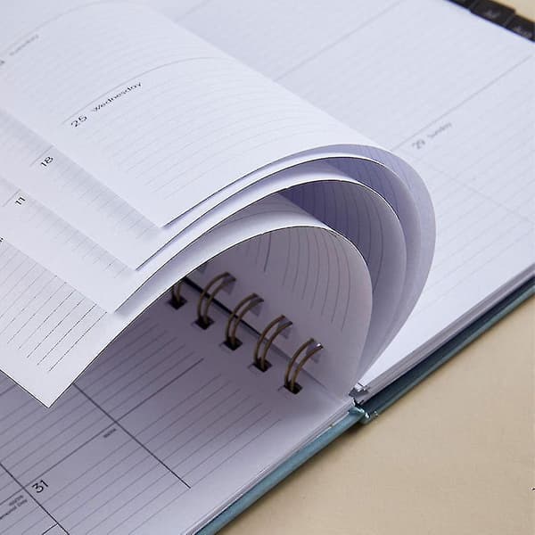 2022 Ugentlig Planlægger Notesbog Journaler Agenda Organizer Daglig Plan Notesbog Gave