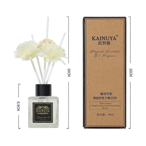 Brannfri aromaterapi diffuser Miljøvennlig Eterisk Frisk, Varig Olje V1O1 lemon 50ml