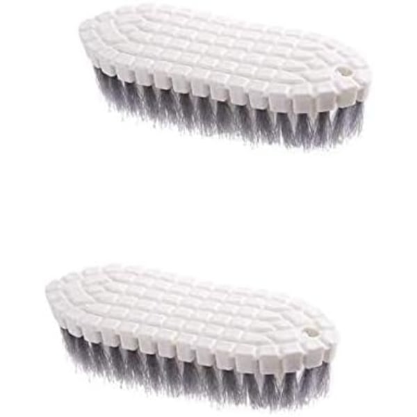 2-pack diskbänksrengöringsborste Böjbar borste skurborste Perfekt för badkar, handfat, kakelväggar, bänkskivor och golv