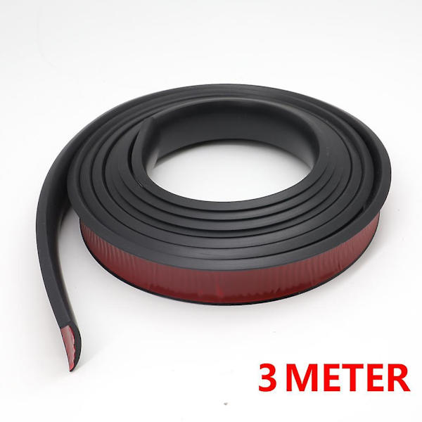 Universal Fender Flare Bilhjul Øyenbryn Beskytter Leppe Hjulbue Trim Bue Forlengere Dekorative Riper Sikker Gummi Tetningslist