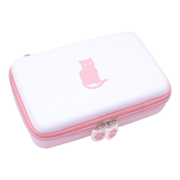 Sød Cat Paw rejsetaske kompatibel med Nintendo Switch Hard Shell Por
