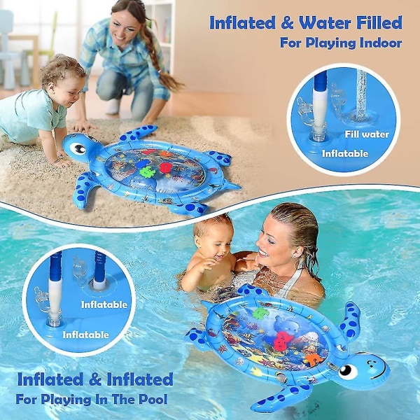 Oppblåsbar babyvannpute, oppblåsbar vannpute for barn, Baby Wat