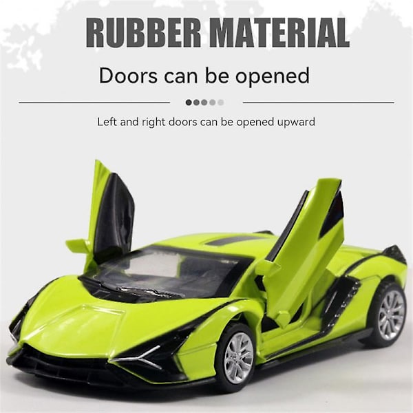 1:36 Lamborghini Simulaatio Salaman Alumiininen Automalli Pojan Ovet Avautuvat Takaisin Vetovoima Lasten