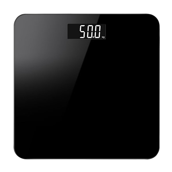 Digital Elektronisk Badevægt Kropsvægt 30x30cm 180KG Platform Baggrundsbelyst Display Vægtstyring