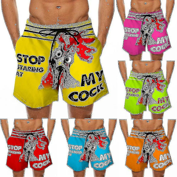 Hauska Kukko Banaani Printti Uimapuvut Uimahousut Trunks Ranta Uinti Lauta Shorts Nopeasti Kuivuva Pant Miesten Surffing Shorts Homme 5xl