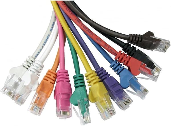 1m Cat5e netværkskabel Ethernet Snagless Lan Utp Cca Patchkabel Sort