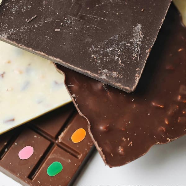 Assorterede farver chokoladechips miniature slikdekoration til 100 stk. gør-det-selv-brug