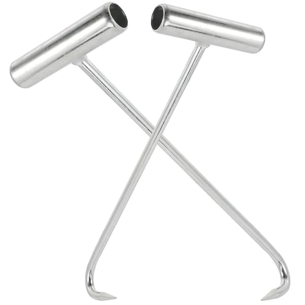 2 st Xtool Brunnsluckor Lyftkrokar Lyftkrok Dörrlyftkrok Brunnslock Lyftkrok Avloppstäck Lyftkrokar Avloppslucka Krok