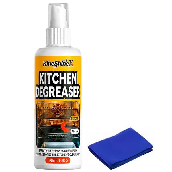 BBQ Grillrens Spray Kraftig Grillfedtfjernelsesspray Fjerner Hurtigt 100ml