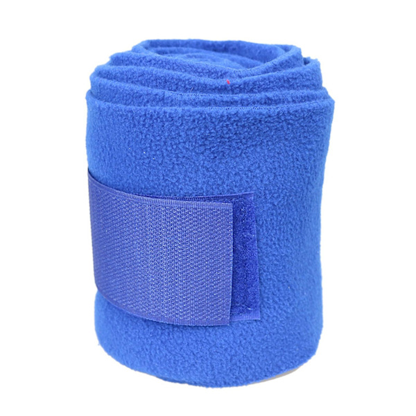 Hestebensbandage Super blød ultratyk blå farve fleece hestebensbandager Beskyt bandager Hesteartikler