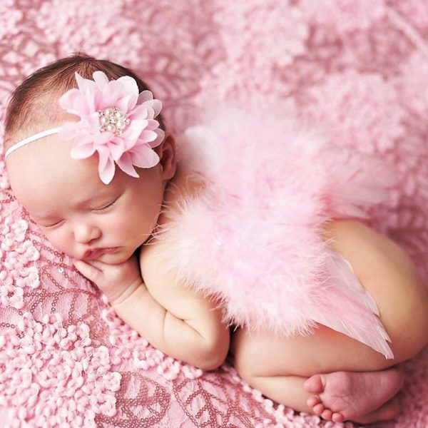 Oversized Sweaters til kvinder Foto kostume Baby's 06 kostume rekvisitter Baby Outfits tilbehør Angel Cosplay Sweater