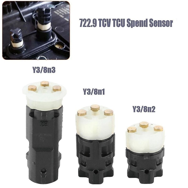 3 stk 722.9 Tcv Tcu Brukssensor Y3/8n1 & Y3/8n2 & Y3/n3 Automatisk girskiftsolenoid for