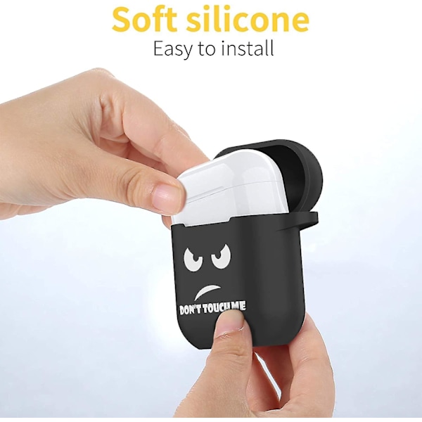 Silikonetui Kompatibelt Med Airpods 1 Og 2, Airpods Støtdempende Etui