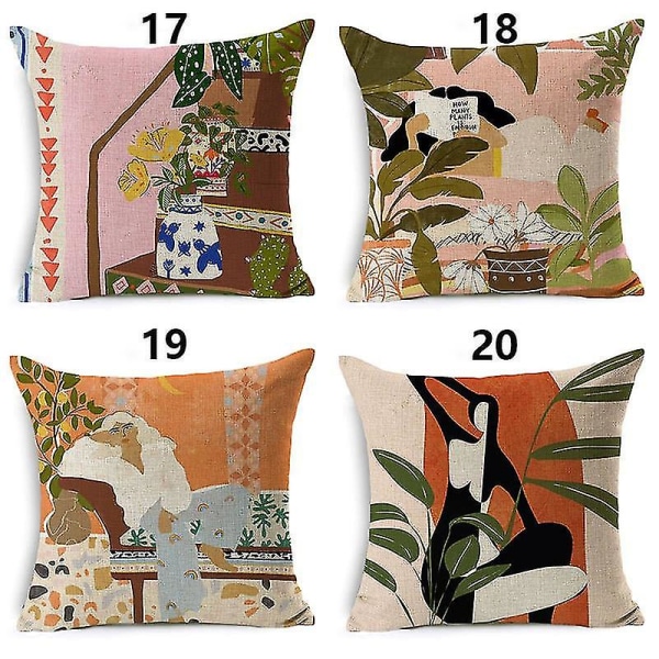 Picasso Abstrakti Hahmo Seksikäs Nainen Pellava cover sohvan tyynyliina