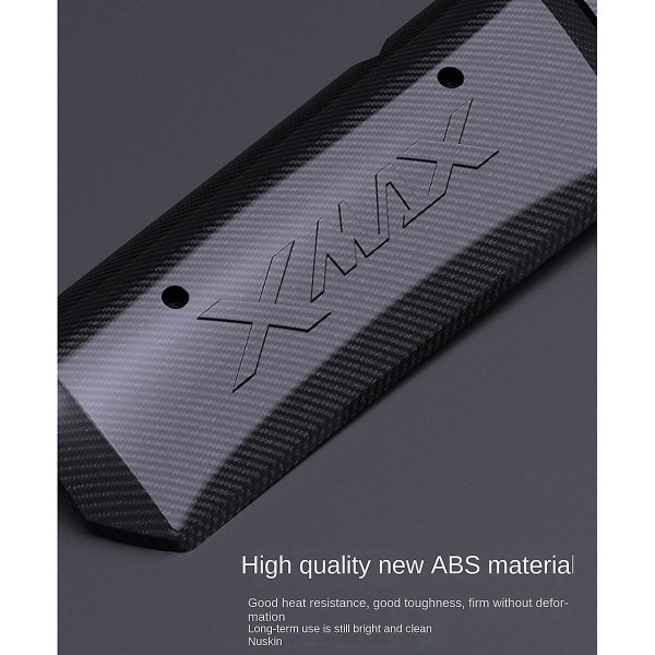 2 stk Eksosrør dekorativt deksel Carbon Fiber Motorsykkel tilbehør for X-max Xmax 250 300 400 Xmax250