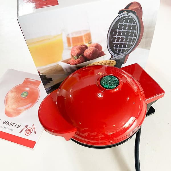 Hjärtformad Mini Våffeljärn