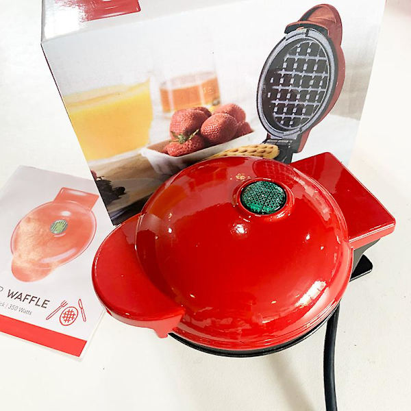 Hjerteformet Mini Vaffeljern