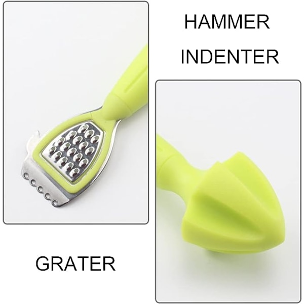 Multifunktionel Hånddrevet Rivjern og Saftpresser Kompatibel med Citron Zester til Køkken Spisestue Bar Citron