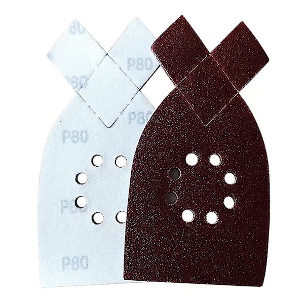 50 ark sandpapir til Black Decker slibemaskine Ka220g Ka230 musesandpapir korn 40,60,80,100,120