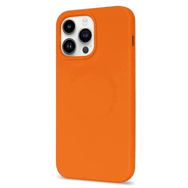Flexibelt silikonskal kompatibelt med iPhone 13 Pro Max stötdämpande och fallsäkert Orange