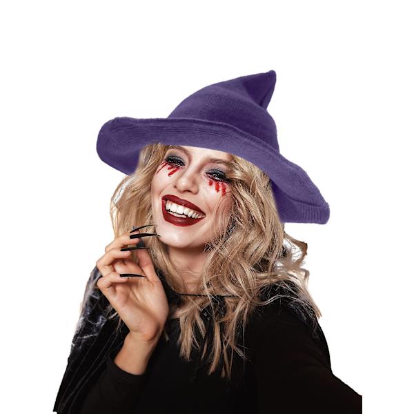 2023 - 4-pakkia Violetteja Halloween-Noitakypsiä Villaisia Noitakypsiä Halloween-Juhlatunnelmaan