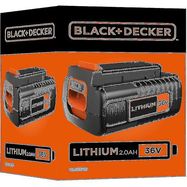 2024 Efterårstilbud, 36v 2ah Lithiumbatteri, Kompatibel Med Alle Black+decker 36v Værktøjer, Ingen Hukommelseseffekt, Lav Selvudladning, Praktisk, Kompakt En