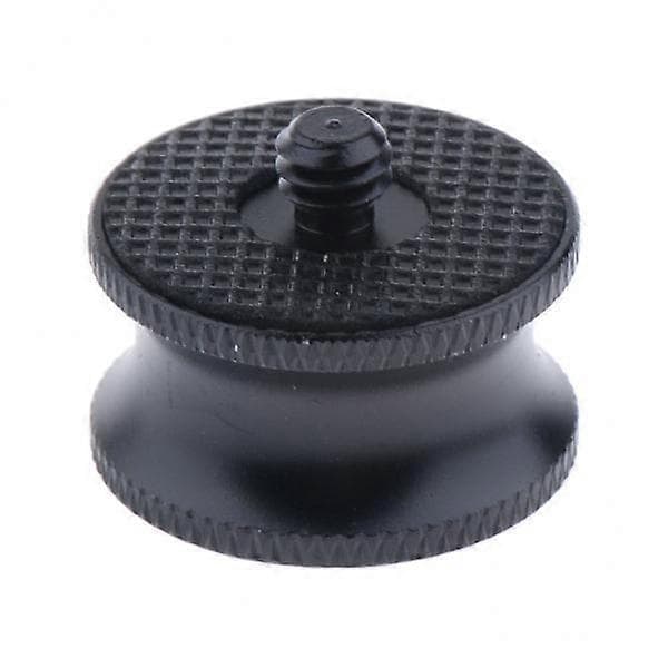 2x1/4\" han til 3/8\" hun adapterkonverter til stativ monopod kamera sort