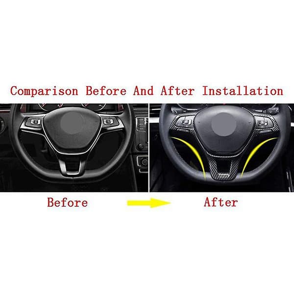 Rattskinn Dekorativ Ramme for Golf 7 Mk7 - 2014-2016 Mk6 2017