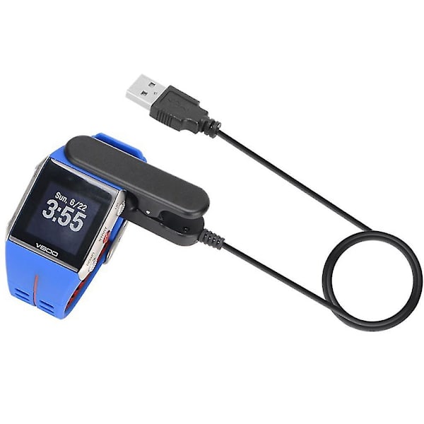 Stativ USB-laddningskabel Basfäste Strömladdare Adapter Dock för Polar V800