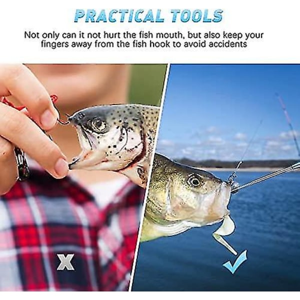 4 stycken fiskekroks snabblossning snabbkrokssläpp fiskekroksseparator fiskekroksavlägsningsverktyg