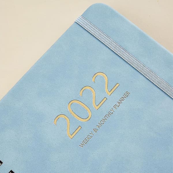 2022 Ugentlig Planlægger Notesbog Journaler Agenda Organizer Daglig Plan Notesbog Gave