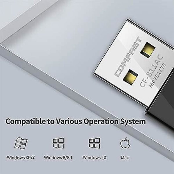 Personlig dator Wifi Usb-adapter Usb Wifi Bekväm adapter
