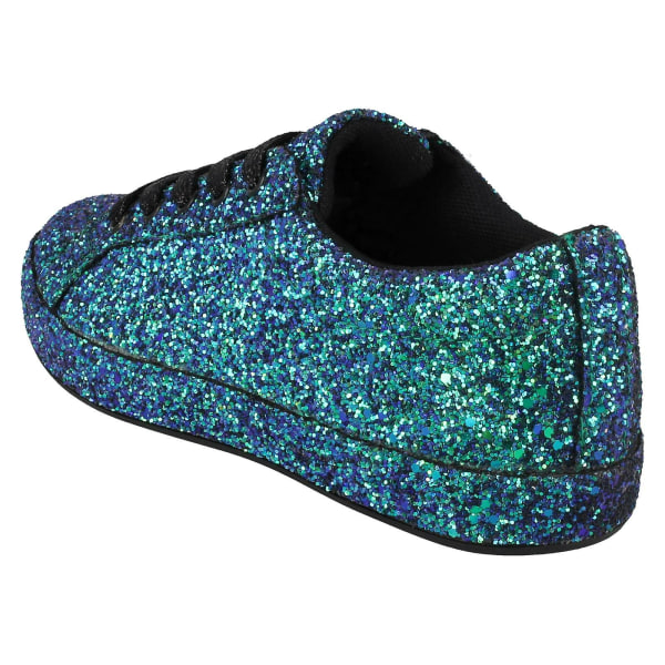 Naisten Spot On Glitter Trainers F7100