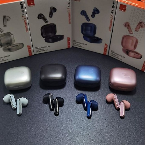 Nya True Wireless Bluetooth-hörlurar Live Flex Call Half In Ear Deep Bass To Ear Standing Body Soundblack