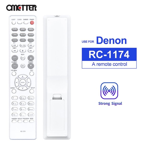 Tib For Denon Prime Parts Fjernbetjening Rc-1174 Rcd-n8 Rc-1199 Rcd-n9 Rc-1154 Rcd-n7 Network Audio Cd Receiver