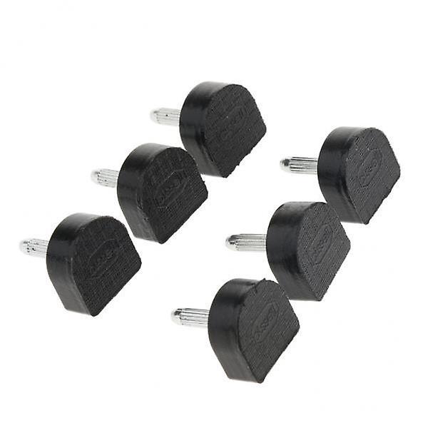 3x3 Pairs High Heel Tips Taps Shoe Repair Replacement Dowels Pads 14x14mm Black