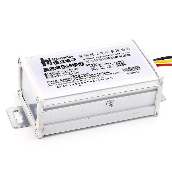 Dc 36v 48v 72v Til 12v 10a 120w Konverter Adapter Transformer Til E-cykel Elektrisk